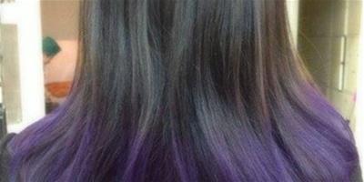 棕紫色頭髮圖片妖豔 棕色頭髮應該如何護理