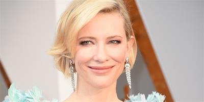 凱特·布蘭切特 (Cate Blanchett) 亮相第88屆奧斯卡金像獎 Jeanine Lobell為其打造優雅煙熏妝