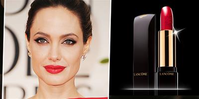 紅唇妝+芭蕾髻“女神妝成術”！安吉麗娜·朱莉(Angelina Jolie)2012金球獎(Golden Globe Awards)頒獎典禮紅毯Look，海報編編現在就帶你來學！