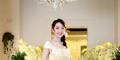 2012明星新娘髮型圖片 蔣夢婕示範純美新娘婚紗照發型