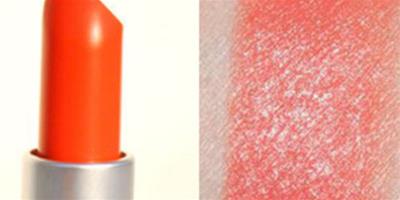 橙色口紅塗出來的效果 一秒提升你的顏值
