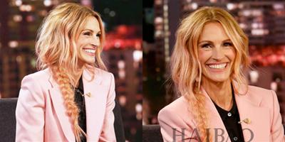 51歲的朱莉亞·羅伯茨 (Julia Roberts) 把頭髮染成粉色卻完全不突兀？講道理，粉色這麼玩你也會贏很大！