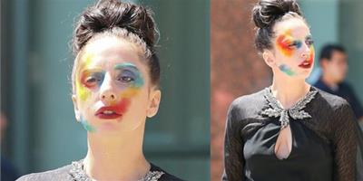 Gaga小丑妝全裸雷人 女星逆天造型PK