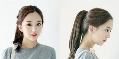 最減齡IN髮型 韓式小清新馬尾髮型
