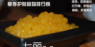 抗氧化+美白 夏季護膚食物排行榜