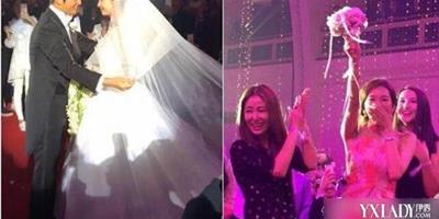 ah婚禮現場林志玲搶到捧花笑不攏嘴 凍齡女神保養身材方法