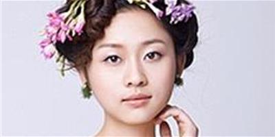 圓臉新娘韓式風格髮型
