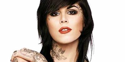 “刺青辣妹”凱特·方迪 (Kat Von D) 紋身遮蓋前後對比