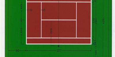 分享網球場標準尺寸圖片 教您輕鬆熟悉網球場地