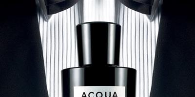 時尚攝影師Giovanni Gastel為帕爾瑪之水克羅尼亞黑調古龍水 (Acqua di Parma Colonia Essenza Eau de Cologn) 拍攝香水海報